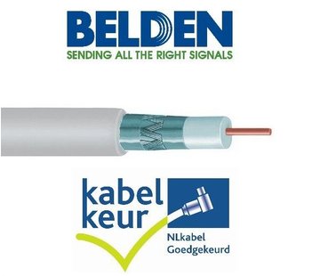 Belden Belden H125D00 coax DuoBond+ wit