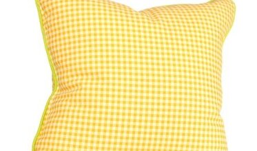 Yellow pillow