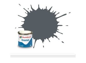 Humbrol 125 US Dark Grey Satin - 14ml Enamel Paint