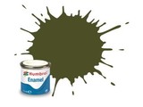 Humbrol 155 Olive Drab Matt - 14ml Enamel Paint