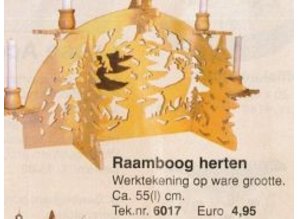 Bouwtekening raamboog herten