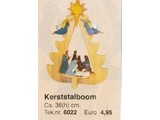 Bouwtekening kerststalboom