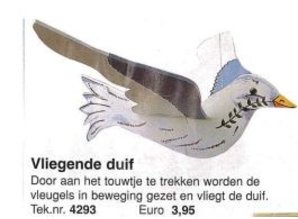 Bouwtekening vliegende duif