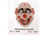 Bouwtekening deurharp clown