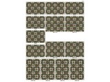 Euromini's EM4601 Glas-in-lood ruiten