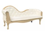 Euromini's Chaise longue, blankhout