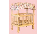 Euromini's Kinderhemelbed, blankhout