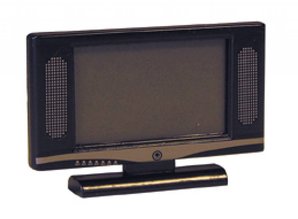 Euromini's Flatscreen TV, zwart