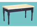 Euromini's Keukentafel, wit/blauw