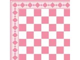 Euromini's Tiles, Pink & White