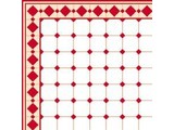 Euromini's Old Tiles, Red & White