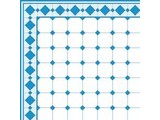 Euromini's Old Tiles, Light blue & White
