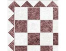 Euromini's Marble Tiles, Brown & White