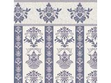 Euromini's Majestic, bluegrey on ivory