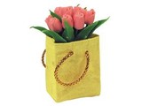 Euromini's Tas met roze tulpen