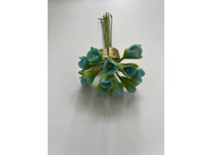 Euromini's EM5319 Bloemen blauw