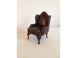 AM003 leren oorfauteuil