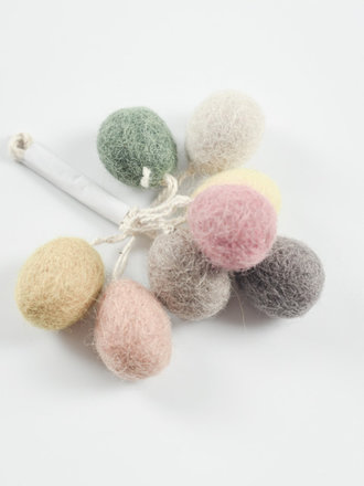 EIER AUS FILZ - 8er-Set