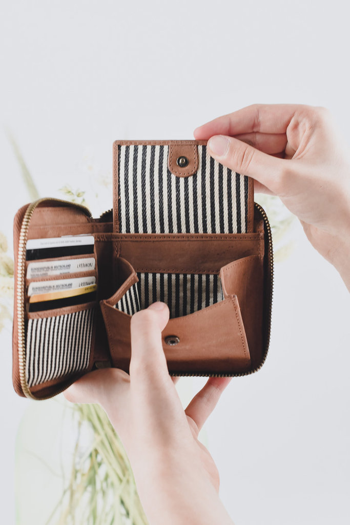 Leder-Portemonnaie "Sonny Sqare Wallet"