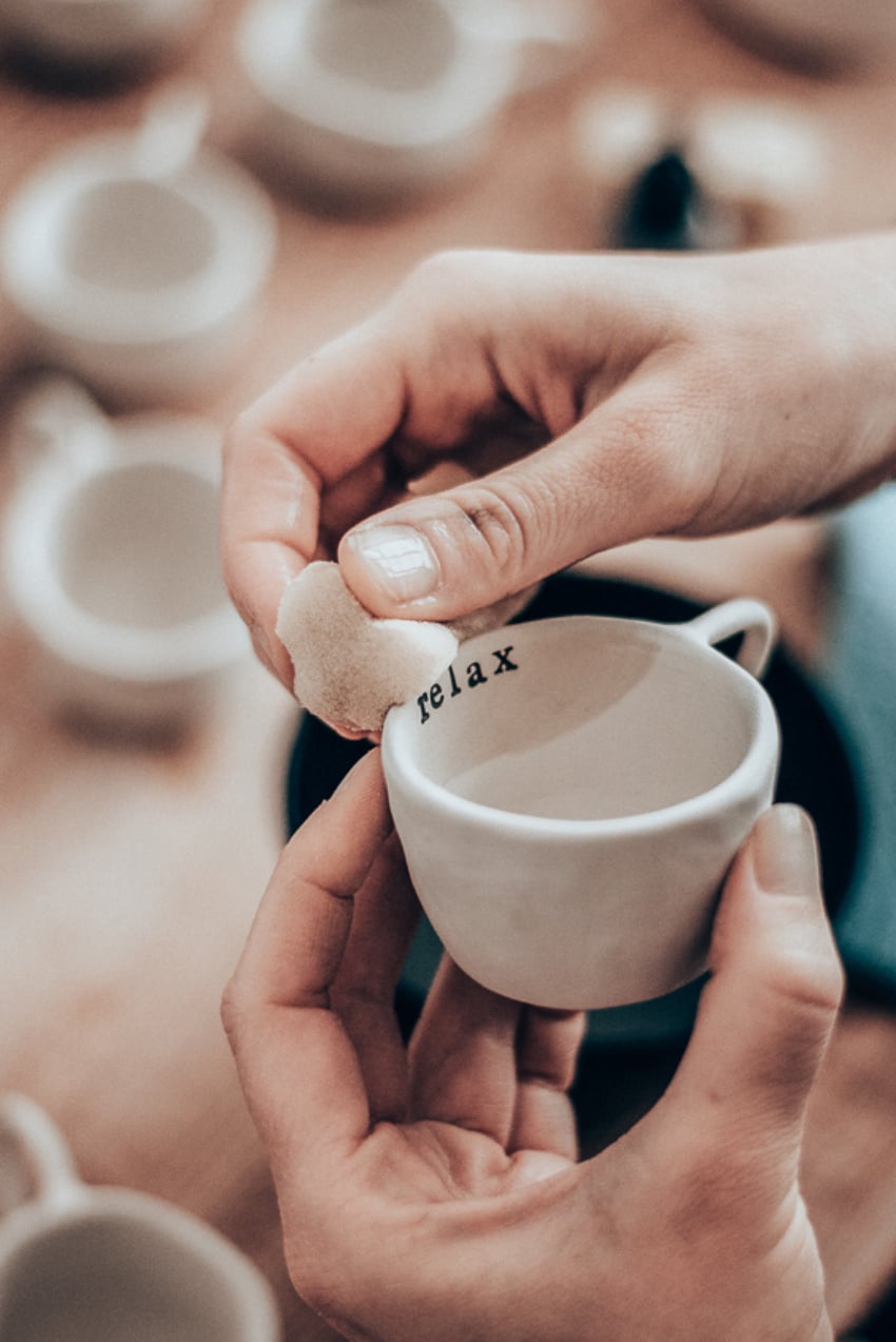 Espressotasse von Terraceramica