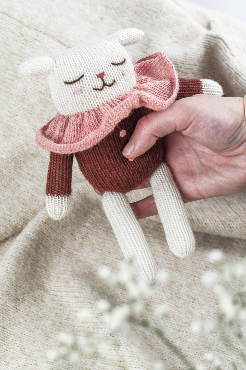 Kuscheltier - klein - gestrickt