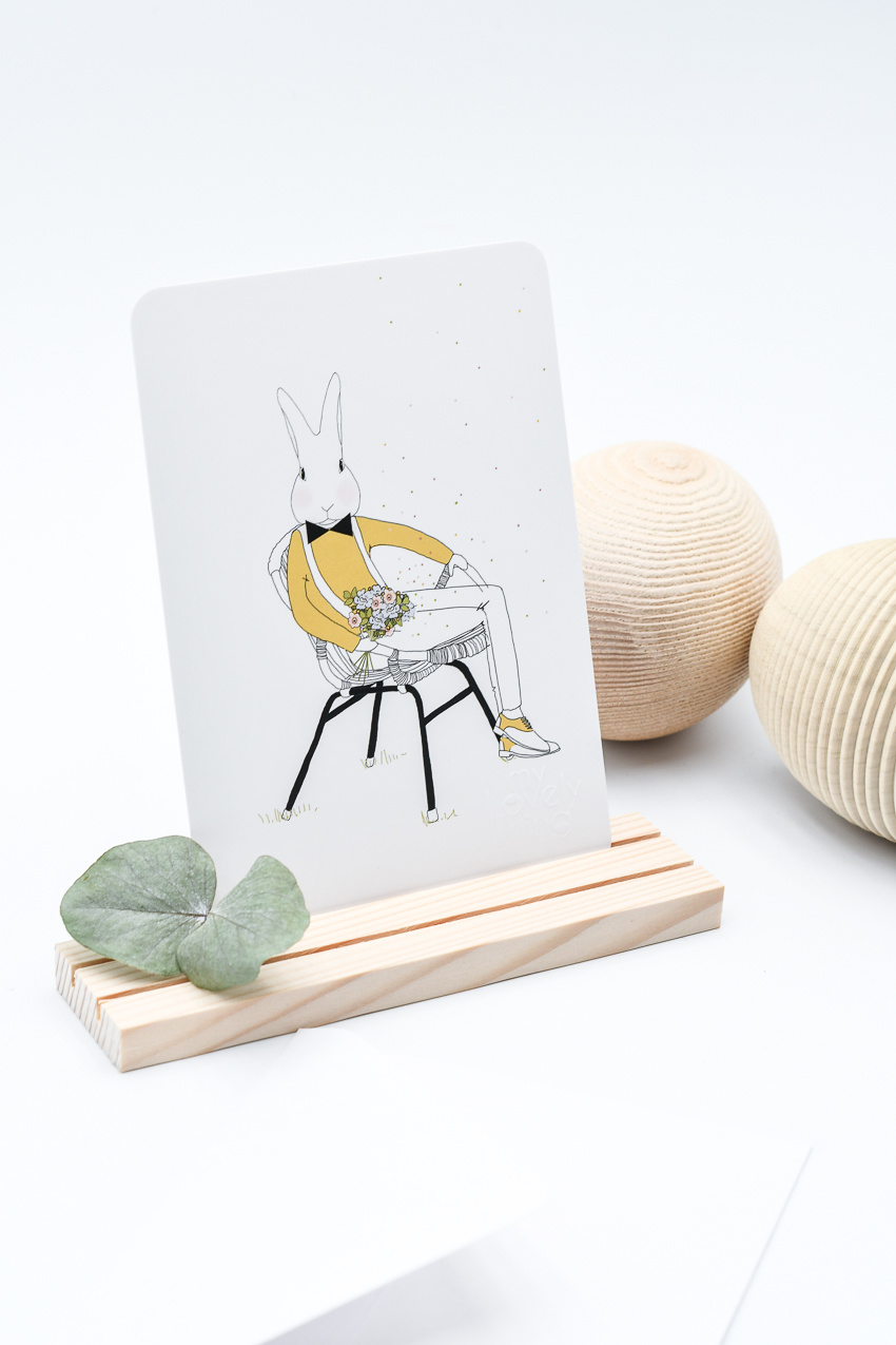 Oster-Postkarte mit Umschlag
