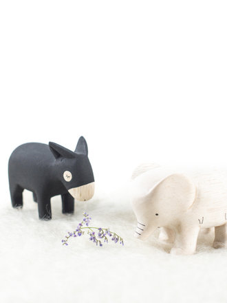 POLE-POLE HOLZTIER "Elefant oder Esel"