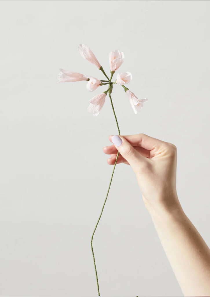 Papierblume Lilie, rosa