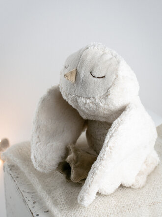 SCHNEEEULE – Wärmekissen & Kuscheltier