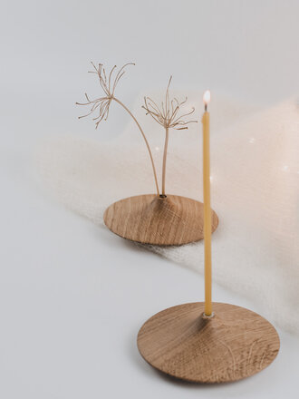 HALTER FÜR ZWEIGE oder feine Kerzen