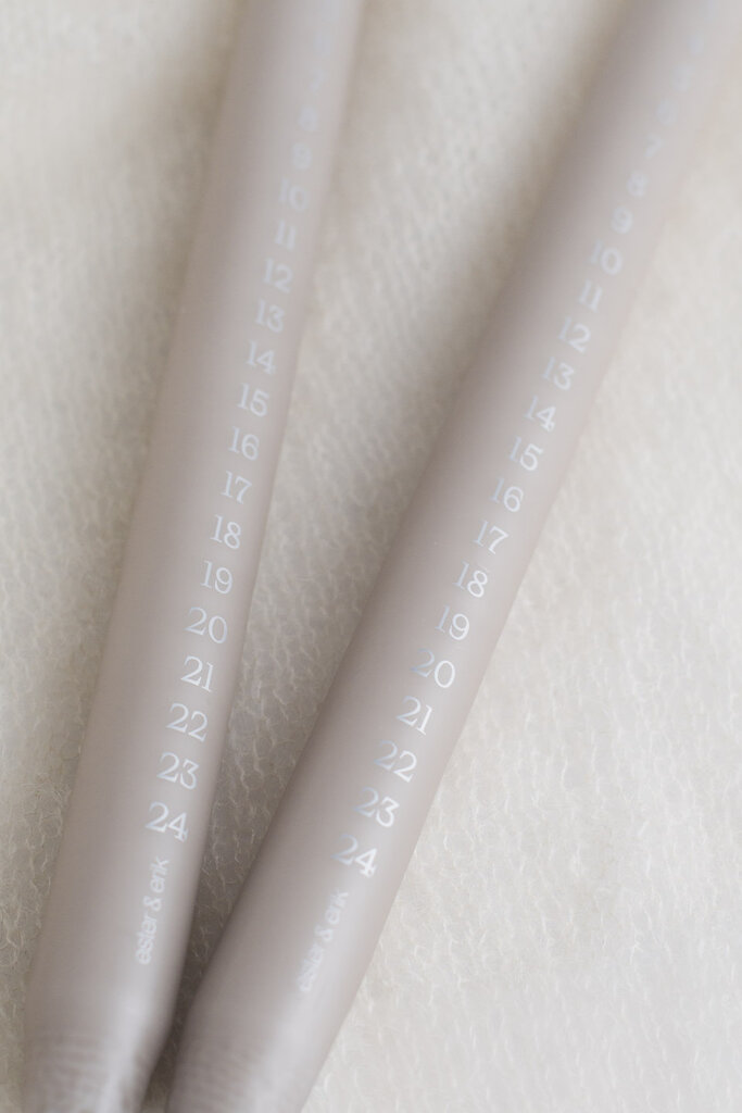 Adventskerze von Ester & Erik