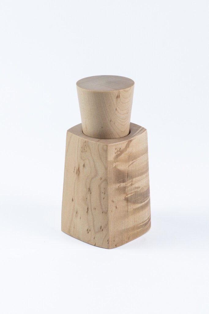 Flacon - Gewürzmühle aus Maserholz