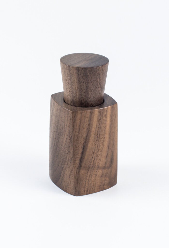 Flacon - Gewürzmühle aus Maserholz