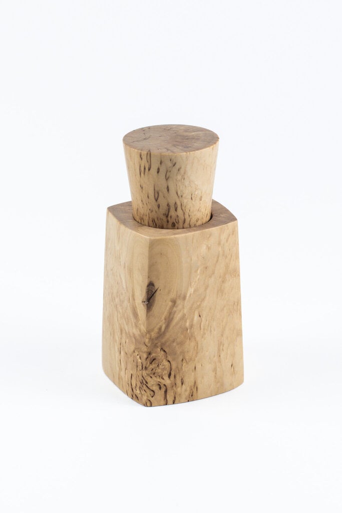 Flacon - Gewürzmühle aus Maserholz