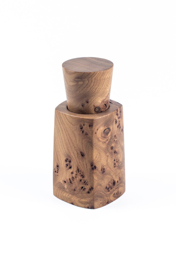 Flacon - Gewürzmühle aus Maserholz