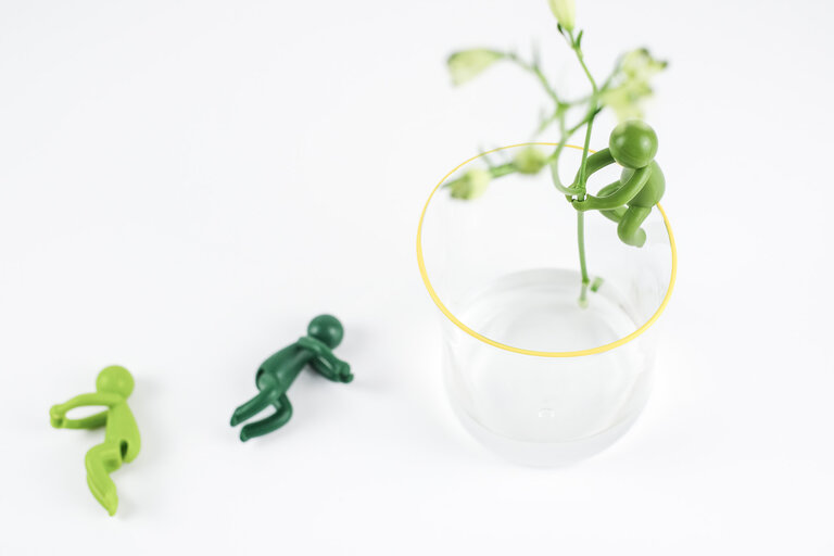 Grüner Pflanzenhalter