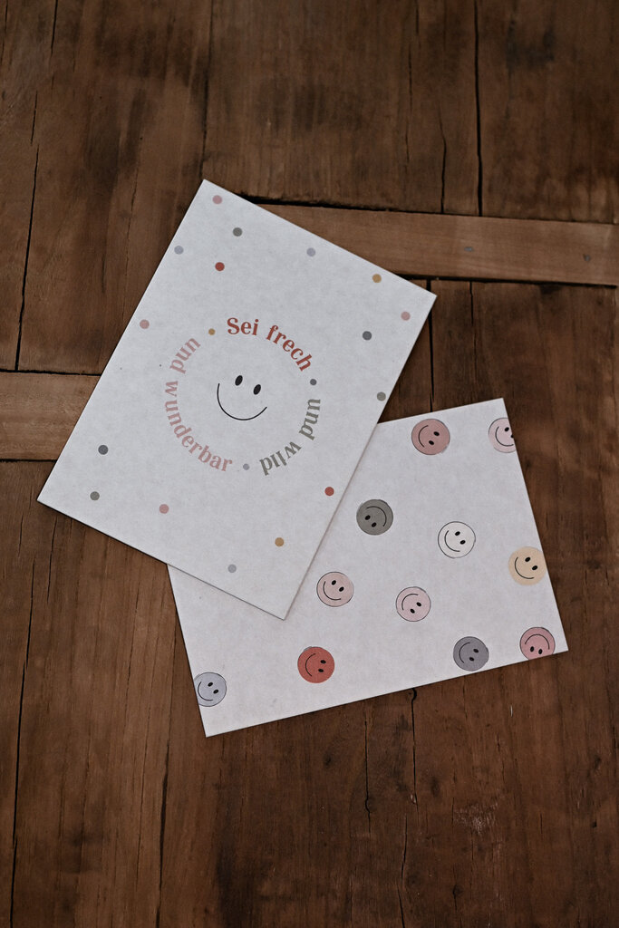 Postkartenset - SMILE