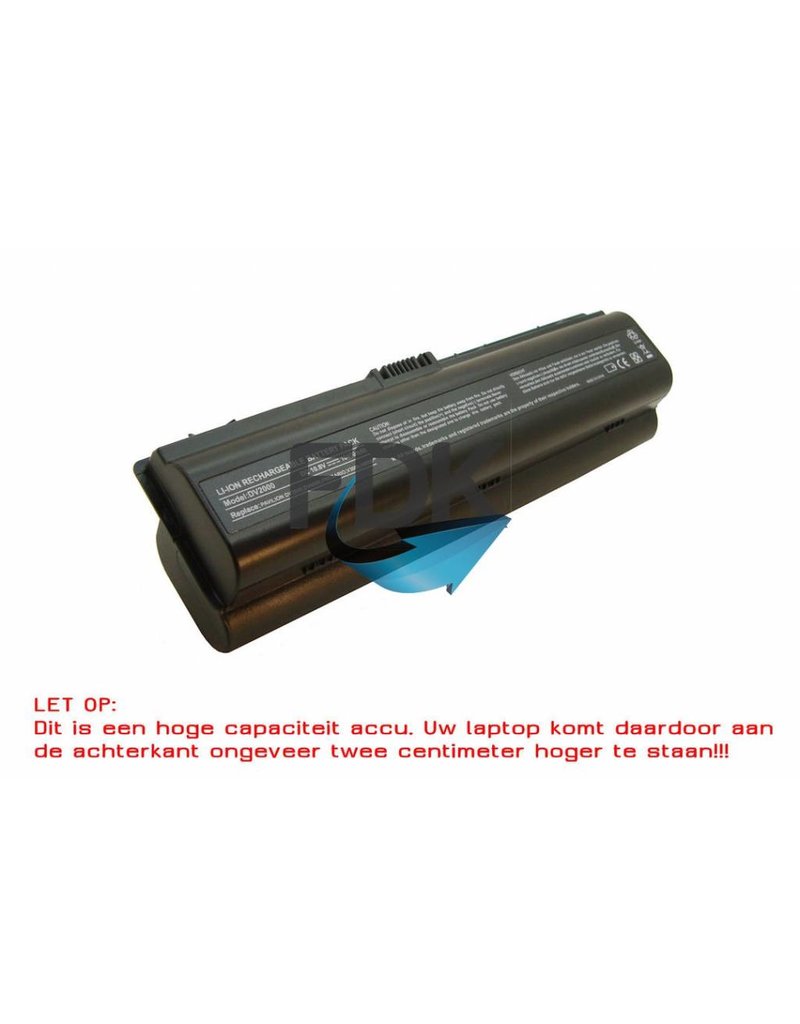 HP/Compaq Accu 10.8V 8800mAh (Extended)