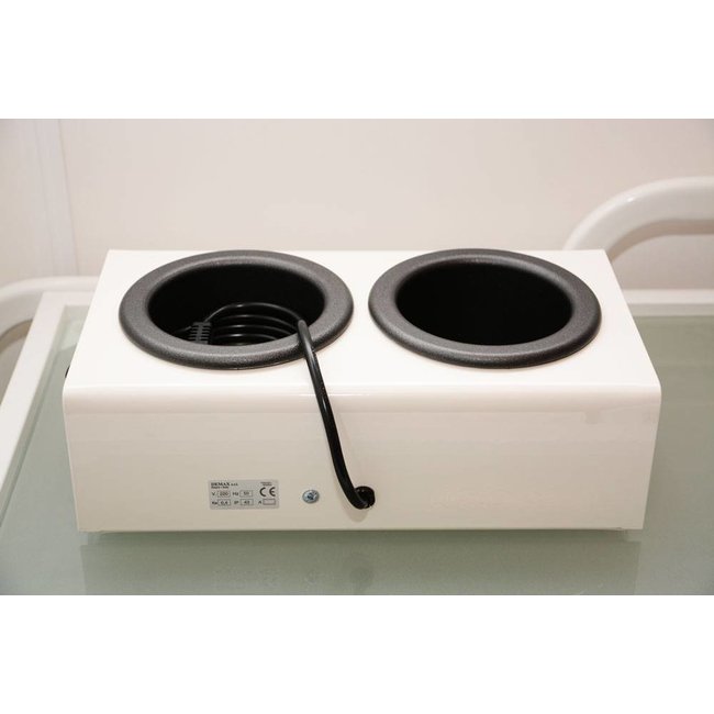 Dubbele Waxverwarmer "Doppio" - Harsblikverwarmer