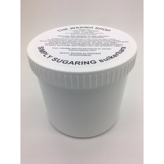 The Waxing Shop Simply  Sugaring Sugarwax in plastic pot 420 ml - Copy
