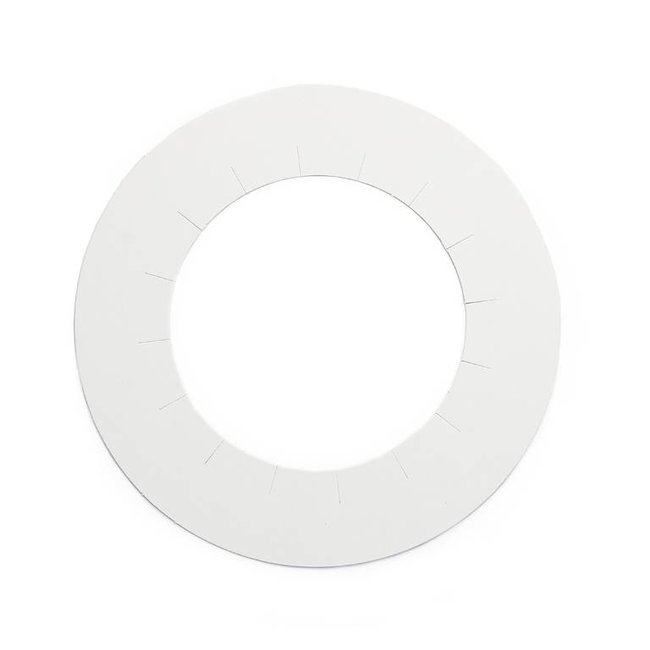 Papieren beschermring harsblikken 100 stuks