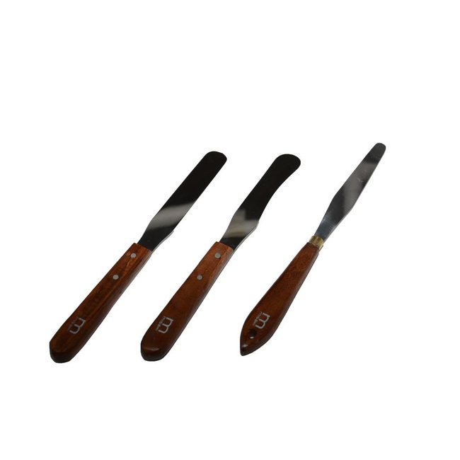 RVS harsspatel recht tweezijdig