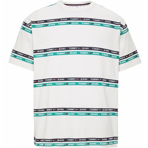 Tommy Jeans Tommy Jeans Signature Stripe Logo Tee Tommy Jeans Tommy Jeans Signature Stripe Logo Tee