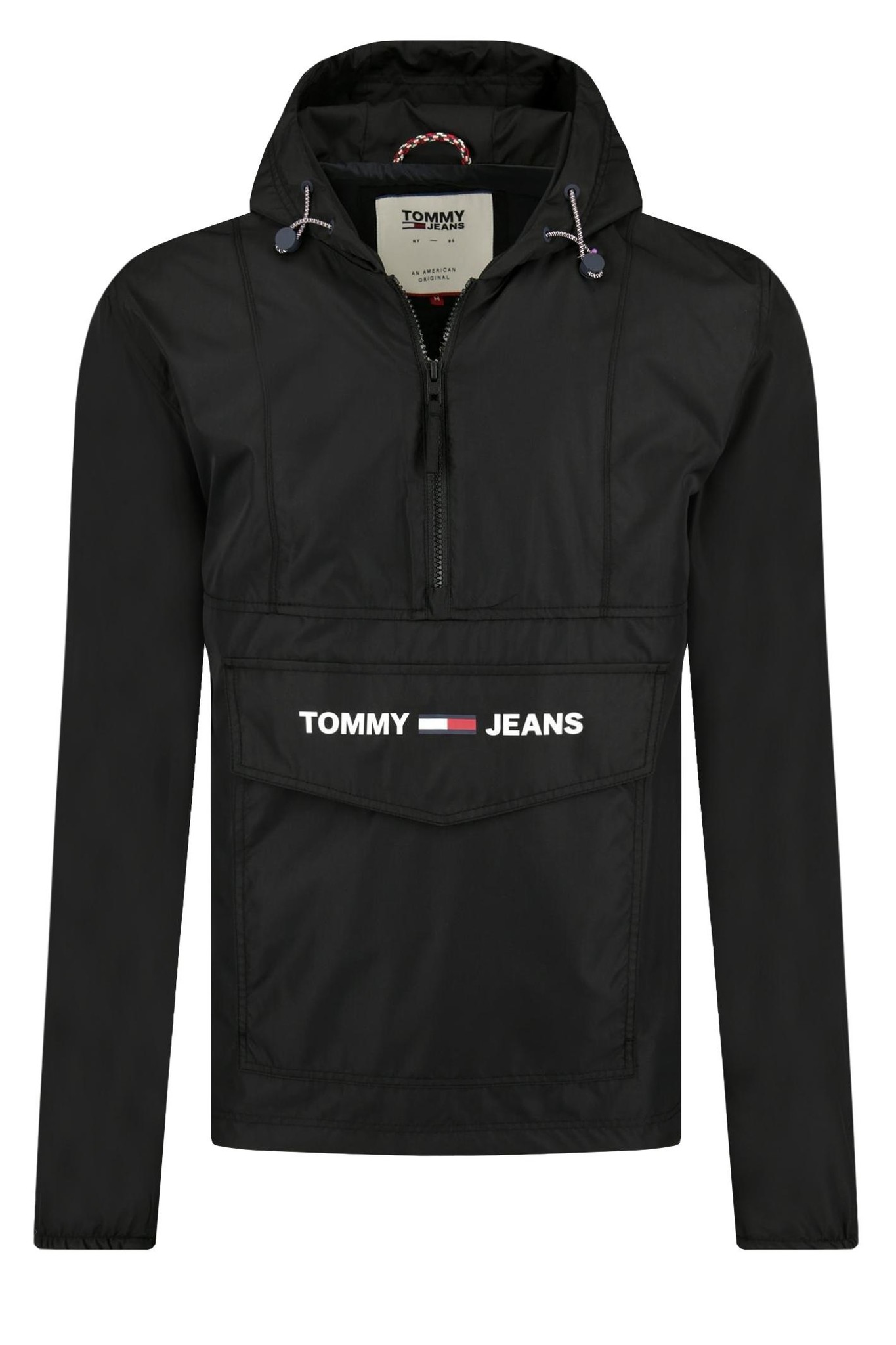 tommy jeans shell solid popover cheap 