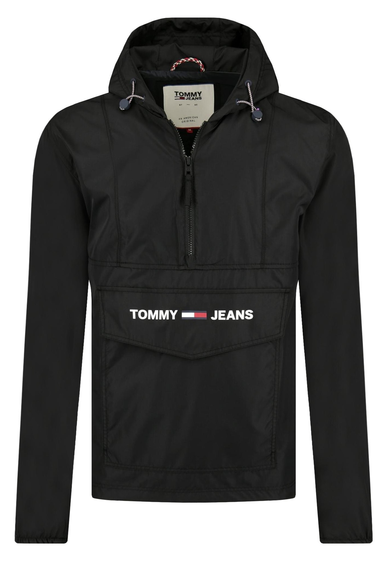 tommy jeans shell solid popover