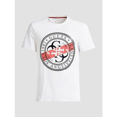 Guess CN SS Cut Stamp Tee Guess CN SS Cut Stamp Tee