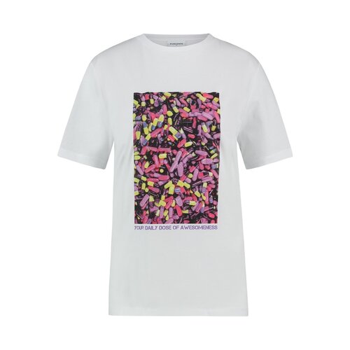 Purewhite Boyfriend Tee Daily Dose White Purewhite Boyfriend Tee Daily Dose White