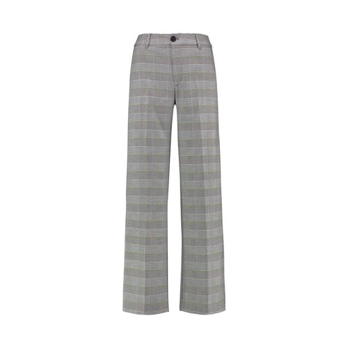 Purewhite Check Print Flare Grey Purewhite Check Print Flare Grey