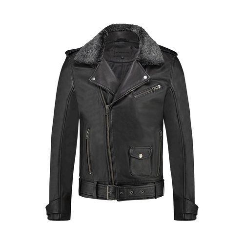 Purewhite Classic Biker Fur Collar Purewhite Classic Biker Fur Collar