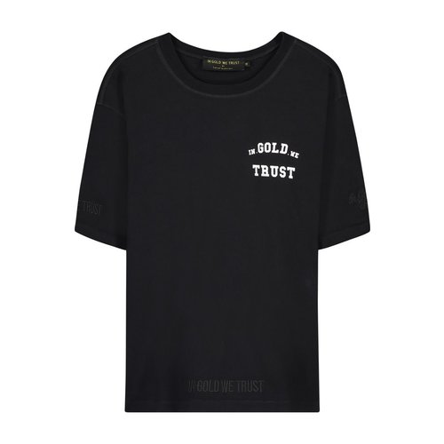 In Gold We Trust OVERSIZED TEE PRINT CHEST In Gold We Trust OVERSIZED TEE PRINT CHEST